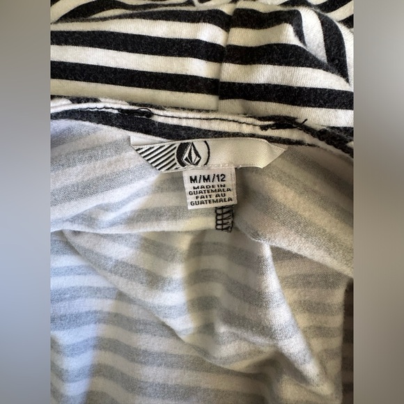 Volcom dress white and black stripes. - Picture 2 of 5